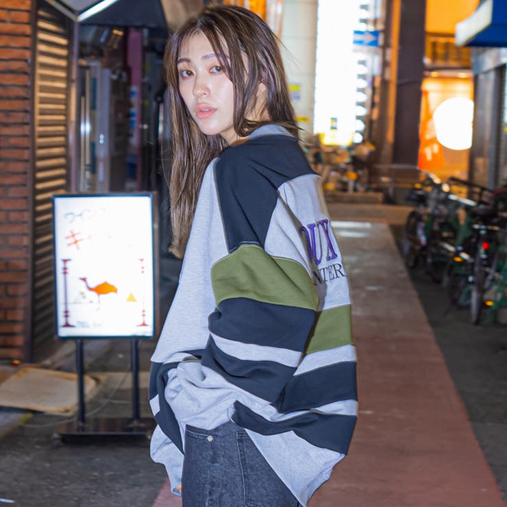 復刻刺繍ロゴトレーナー ビッグシルエット スウェット | Felt Maglietta | 詳細画像7 