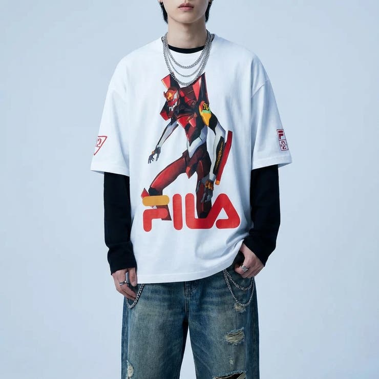 Evangelion エヴァンゲリオン グラフィックTシャツ | FILA | 詳細画像1 
