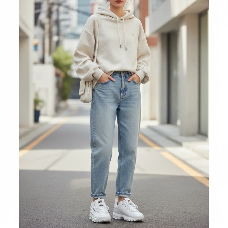 Semi-cropped Post-run Hoodie | FILA | 詳細画像6 
