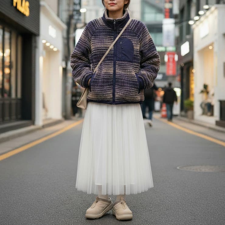 Check Pattern fleece | FILA | 詳細画像4 