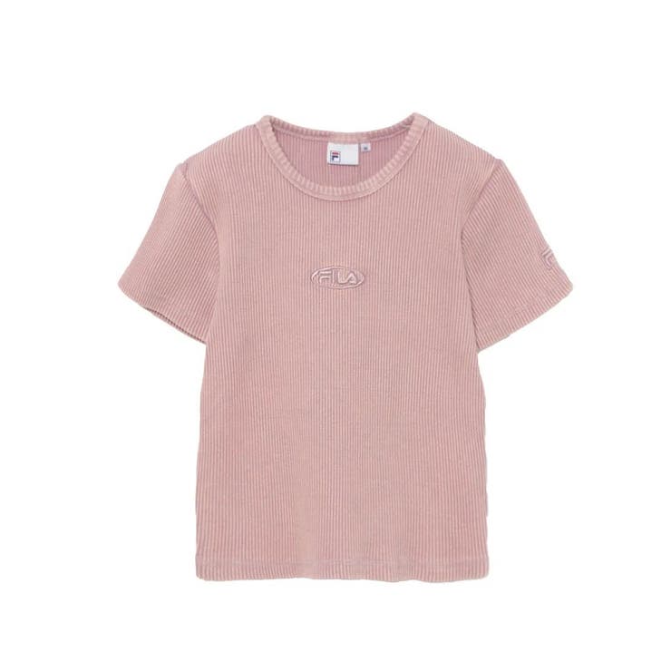PINK | PIGMENT RIB S/S TEE | FILA
