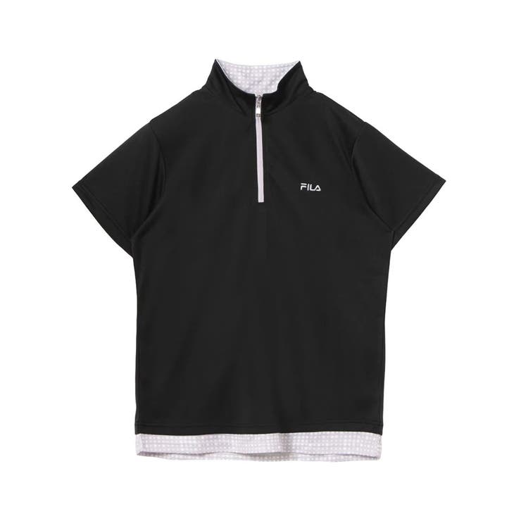 BLACK | FAKE HALF ZIP | FILA