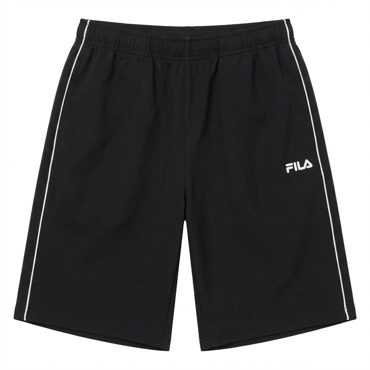 BLACK | PIPING HALF PANTS | FILA