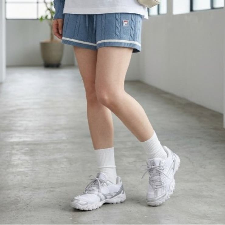 ケーブルニットショートパンツ ショーパン ショーツ | FILA | 詳細画像1 