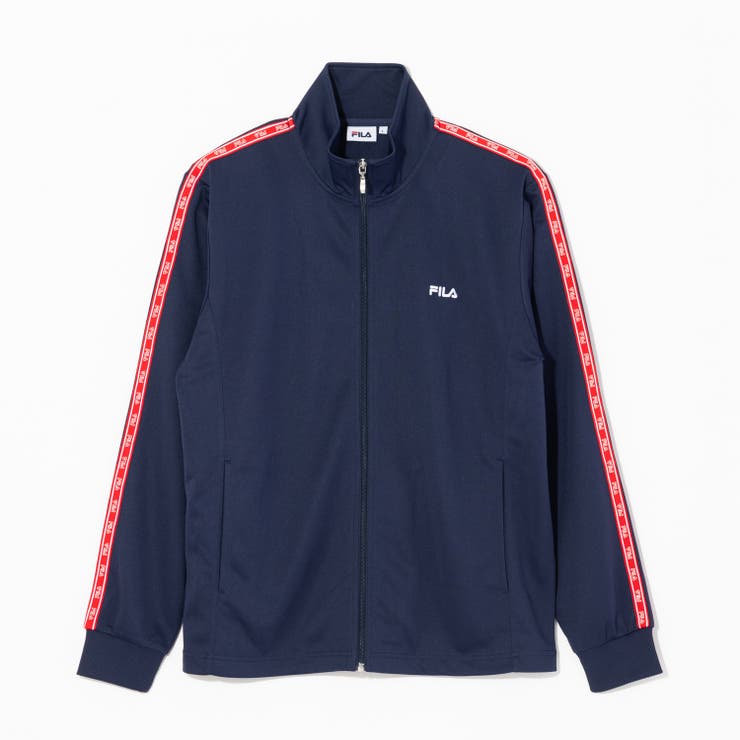 NV0 | LOGO TAPED JERSEY JACKET | FILA
