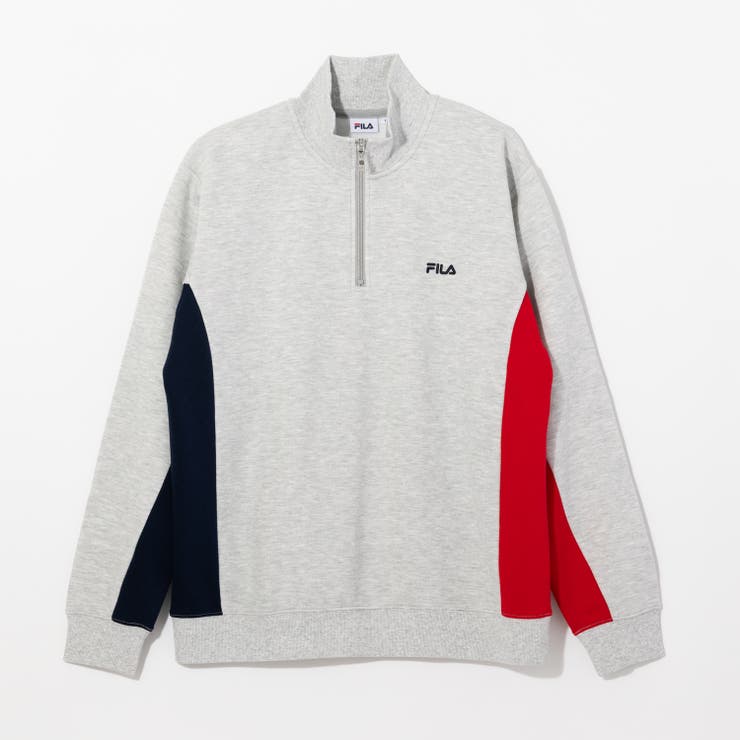 SWITCHING HALF ZIP CREW SHIRTS | FILA | 詳細画像1 
