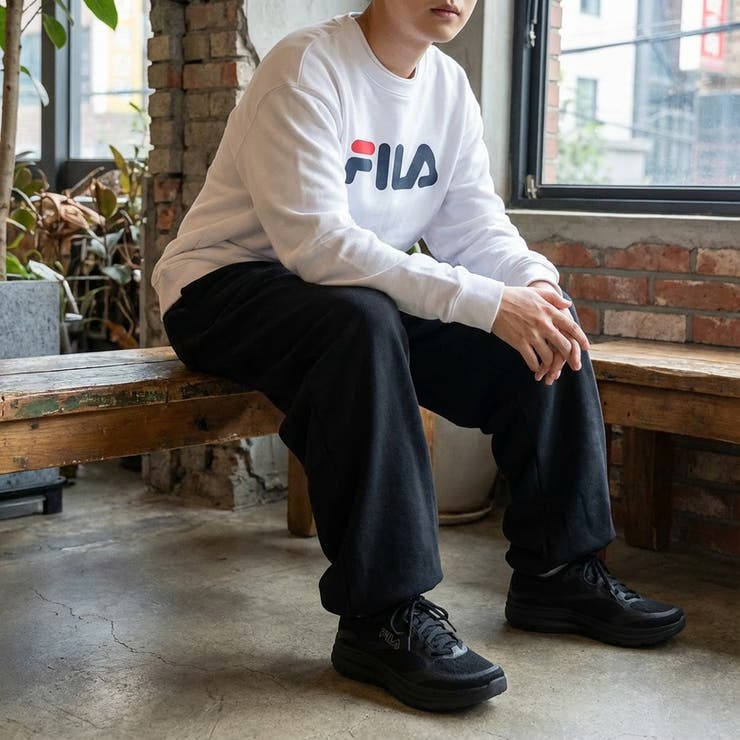 PTクルーネックトレーナー 裏起毛スウェットトップス プルオーバー | FILA | 詳細画像2 