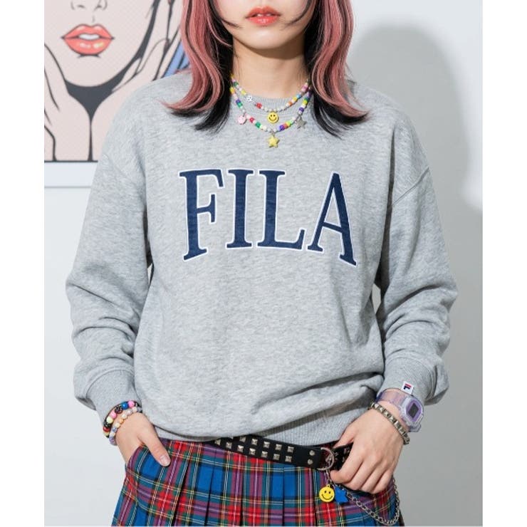 クルーネックスウェットシャツ トレーナー オーバーサイズ | FILA | 詳細画像3 