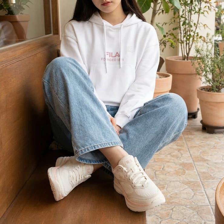フーディ 裏毛スェット パーカー | FILA | 詳細画像2 