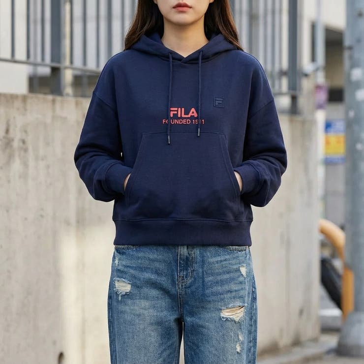 フーディ 裏毛スェット パーカー | FILA | 詳細画像3 
