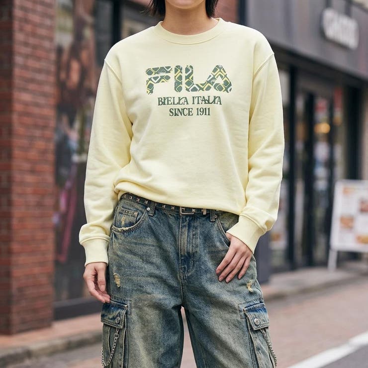 PTクルーネックトレーナー 裏起毛スウェットトップス FILA | FILA | 詳細画像1 