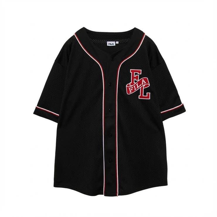 ブラック | ベースボールシャツ | FILA
