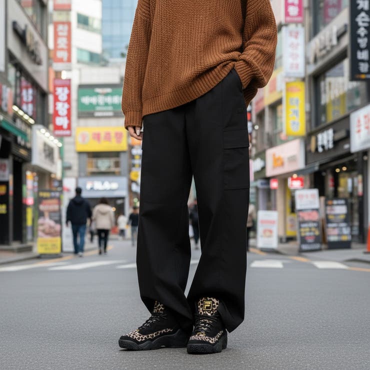 ハイカットバスケットシューズ エムビーレオパード スニーカー | FILA | 詳細画像1 