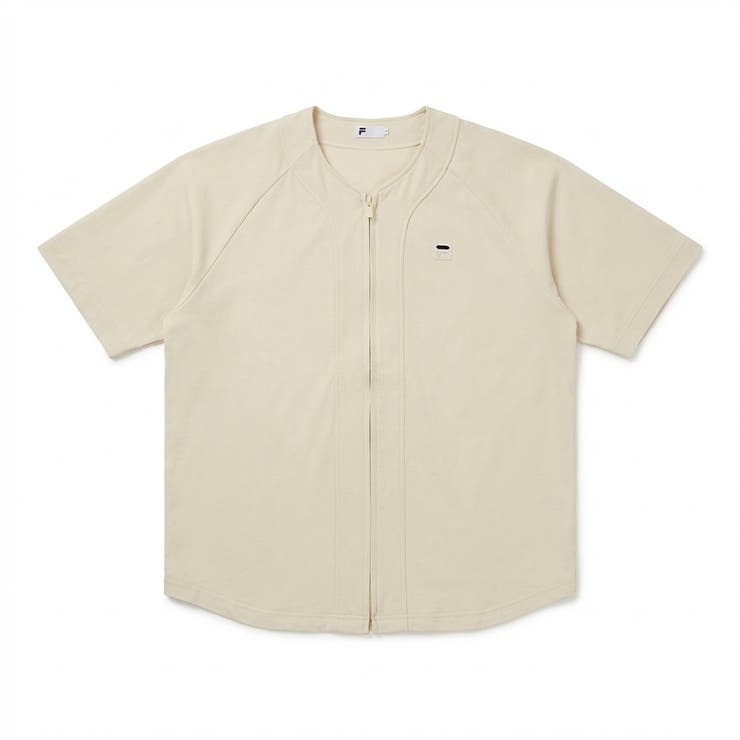 IVORY | S/S NO-COLLAR SHIRT | FILA