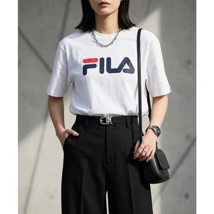 オーバーサイズTシャツ FILA リニアロゴ | FILA | 詳細画像1 