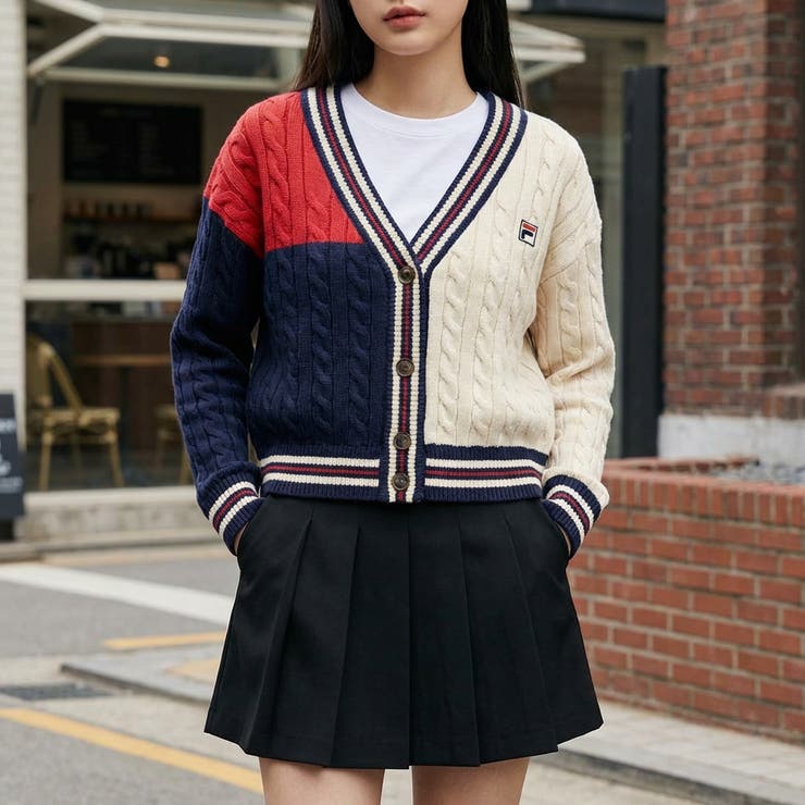 KNIT CARDIGAN | FILA | 詳細画像1 