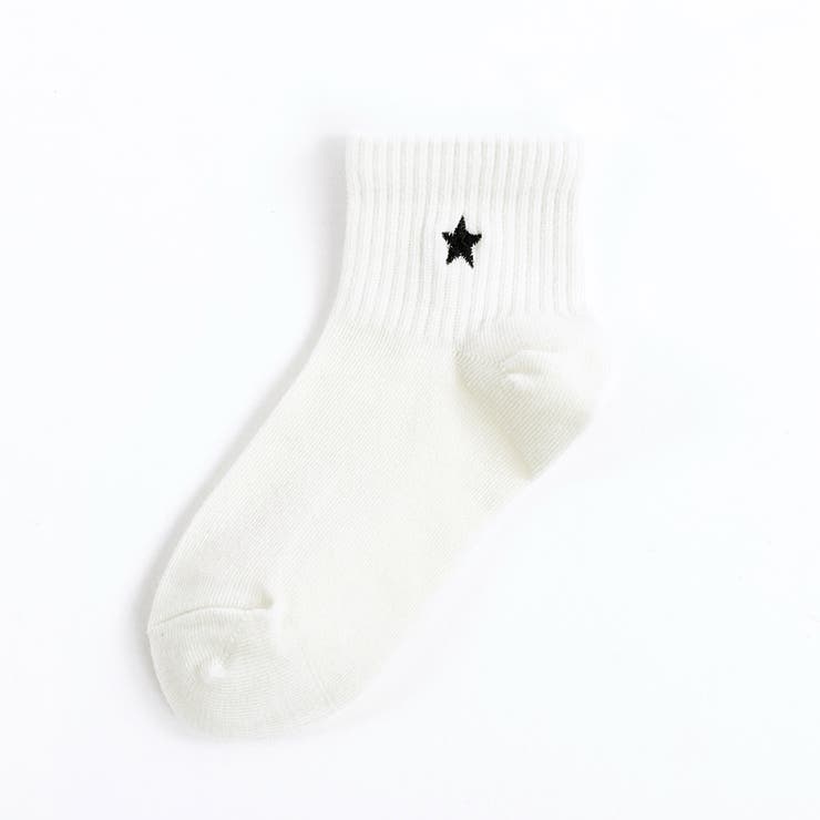星（黒） | 単品 ワンポイント 刺しゅう | Filloie