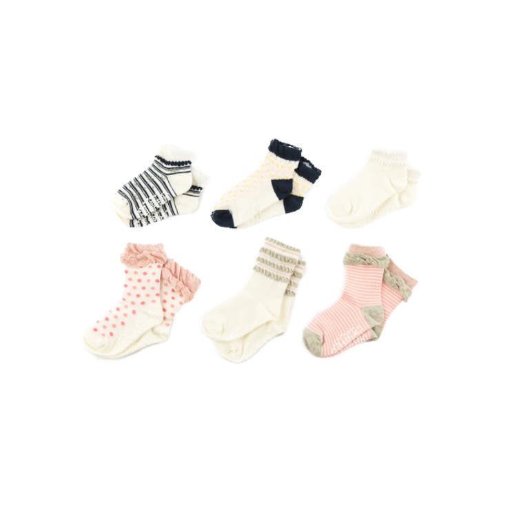 6足組 子供用靴下 ベーシック | Filloie | 詳細画像1 