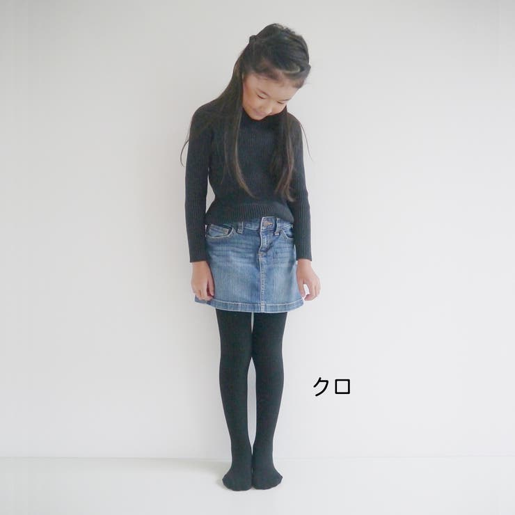 クロ | リブ タイツ 滑り止め | Filloie