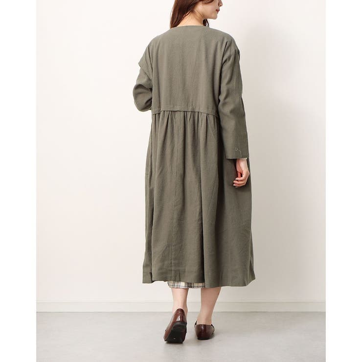 【新品】Samansa Mos2 ローブコート 新品】Samansa Mos2 ローブコート