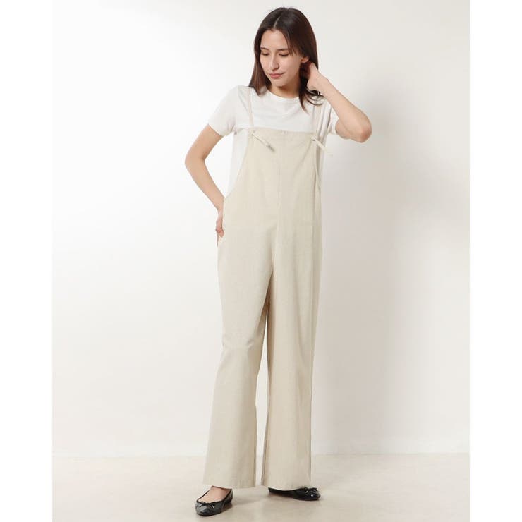 【新品】ＦＩＮＥリネンツイルサロペット　M niko and ｜FINEリネンツイルサロペット | Rakuten Fashion