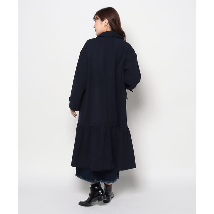 POU DOU DOU】ライトメルトン切替フレアコート[品番：FINW0006835  