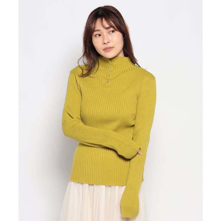 ワイドリブサムホールボトルネックプルオーバー | FINE  | 詳細画像12