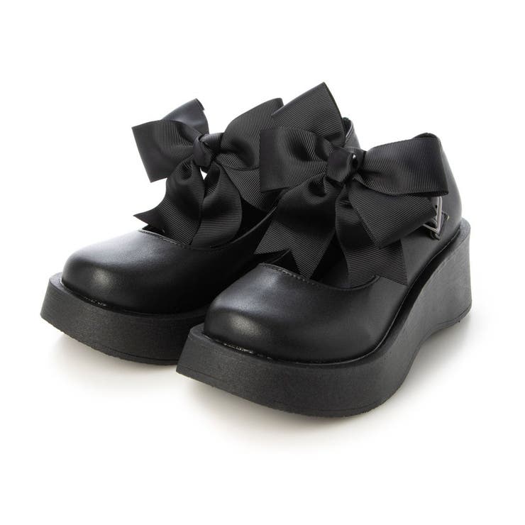 BLK | 【NOFALL】【lofty】厚底メリージェーンシューズ | FINE 