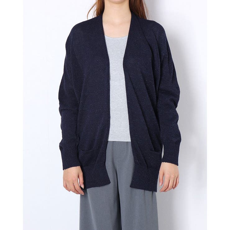 Onward J Bridge ラメ入りニットカーディガン 品番 Finw Fine ファイン のレディースファッション通販 Shoplist ショップリスト