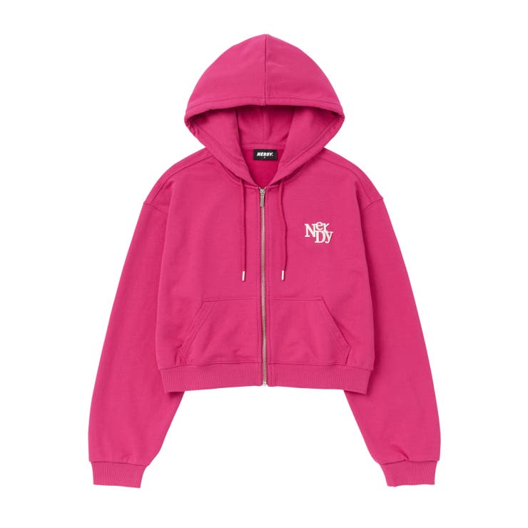 NERDY ロゴテープフーデッドジップアップセット ピンク 【公式通販】