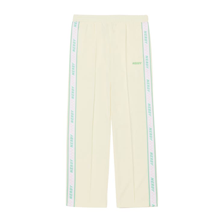 NERDY】CHECKERBOARD TAPE TRACK PANTS[品番：FINW0006993