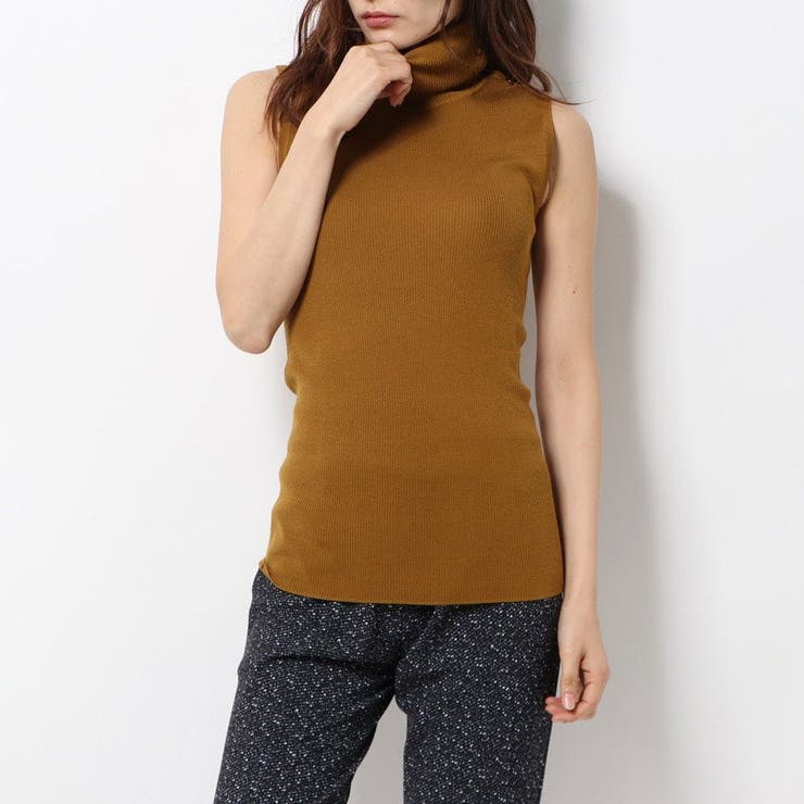 Rename ノースリーブサイドボタンオフタートルニット 品番 Finw Fine ファイン のレディースファッション通販 Shoplist ショップリスト