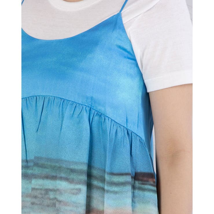 Rename】高め切り替えフレアキャミソール[品番：FINW0003946]｜FINE