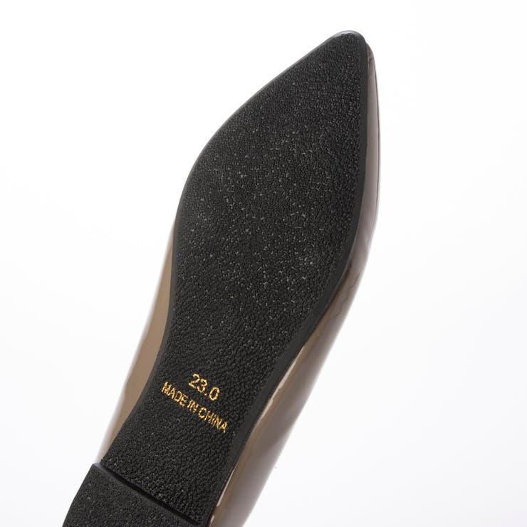 【Edit Sheen】ポインテッドトゥレインフラットシューズ | FINE  | 詳細画像5 