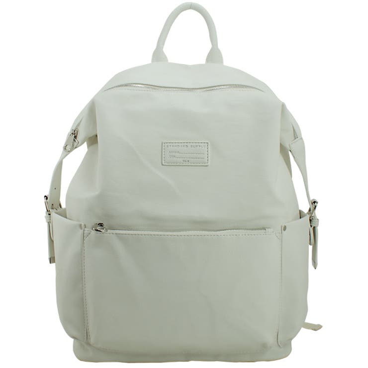 【保存品】F/CE. ダイヤモンドパターン ホワイトリュック 保存品】F/CE. ダイヤモンドパターン ホワイトリュック