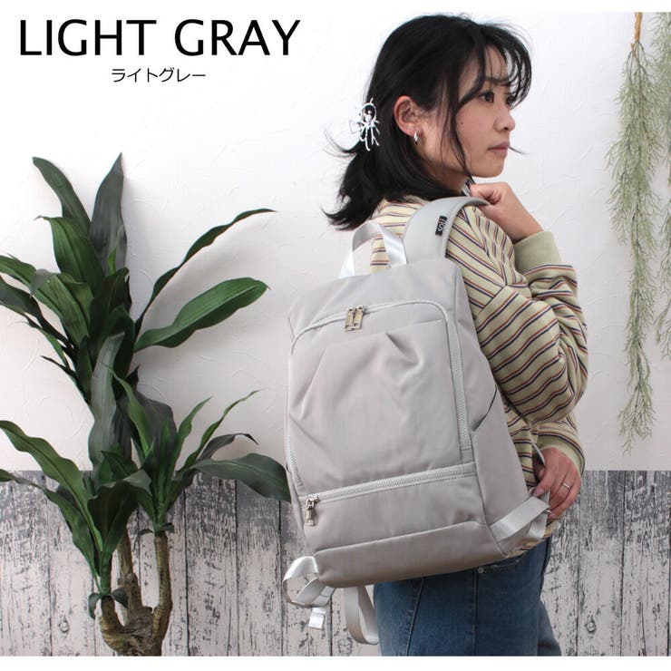 ✨[SAORSA] ✨リュック レディース ライトブルー ノマド向けレディースPCリュック