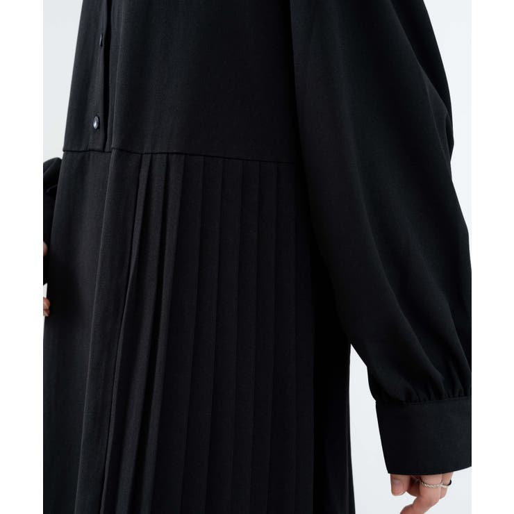 refinedworks】オケージョンでも使える！プリーツ切替ワンピース[品番