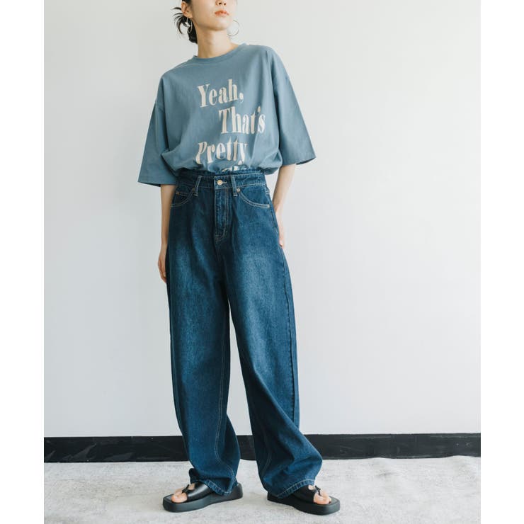 イエナ【美品】カーブシルエットデニム ブルー 36 IENA（イエナ）の「《追加》カーブシルエットデニム（デニム