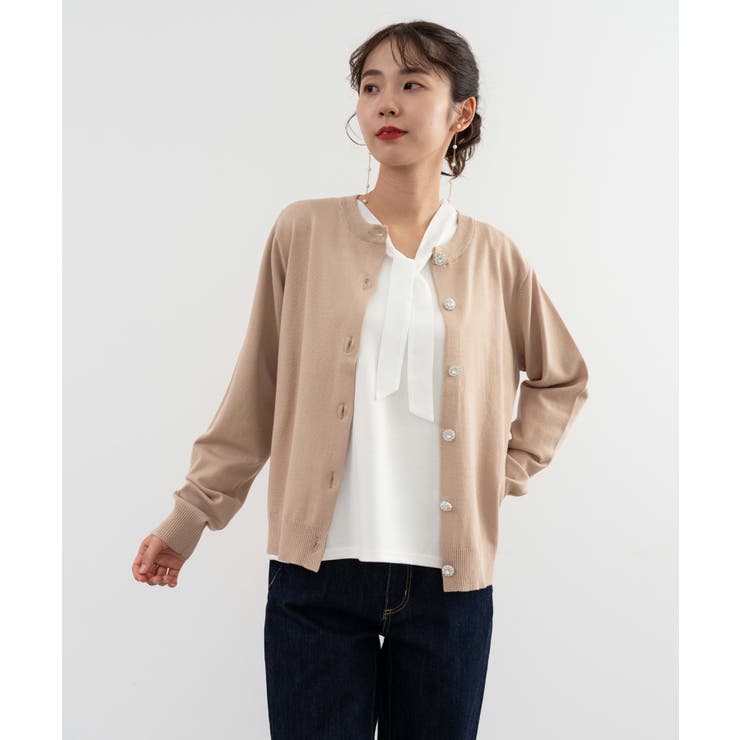 【ANNA LUNA】ビジューボタンカーディガン | ANNA LUNA | 詳細画像10