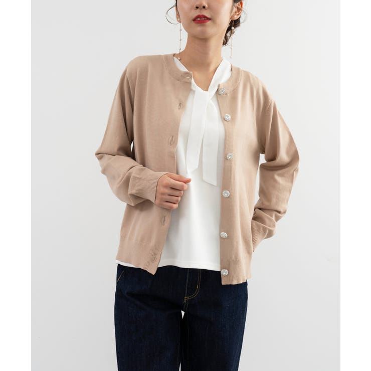 【ANNA LUNA】ビジューボタンカーディガン | ANNA LUNA | 詳細画像4