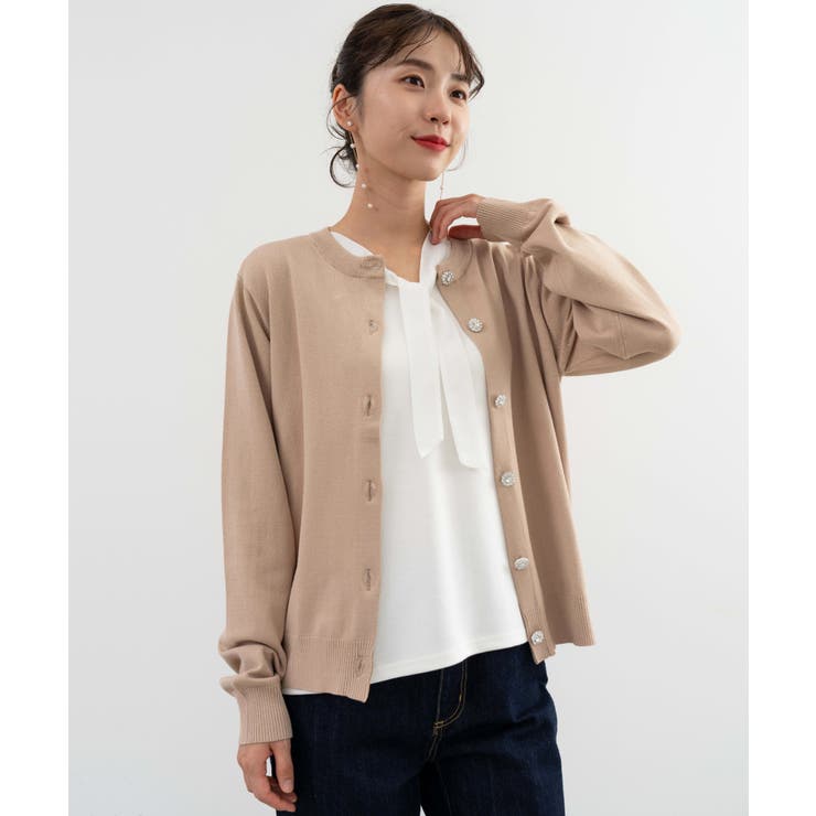 【ANNA LUNA】ビジューボタンカーディガン | ANNA LUNA | 詳細画像6