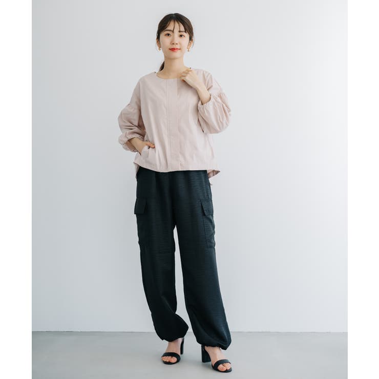パンツ LUNA CLOTHING セール】ウエストタッククロスパンツ（スラックス）｜LAGUNAMOON