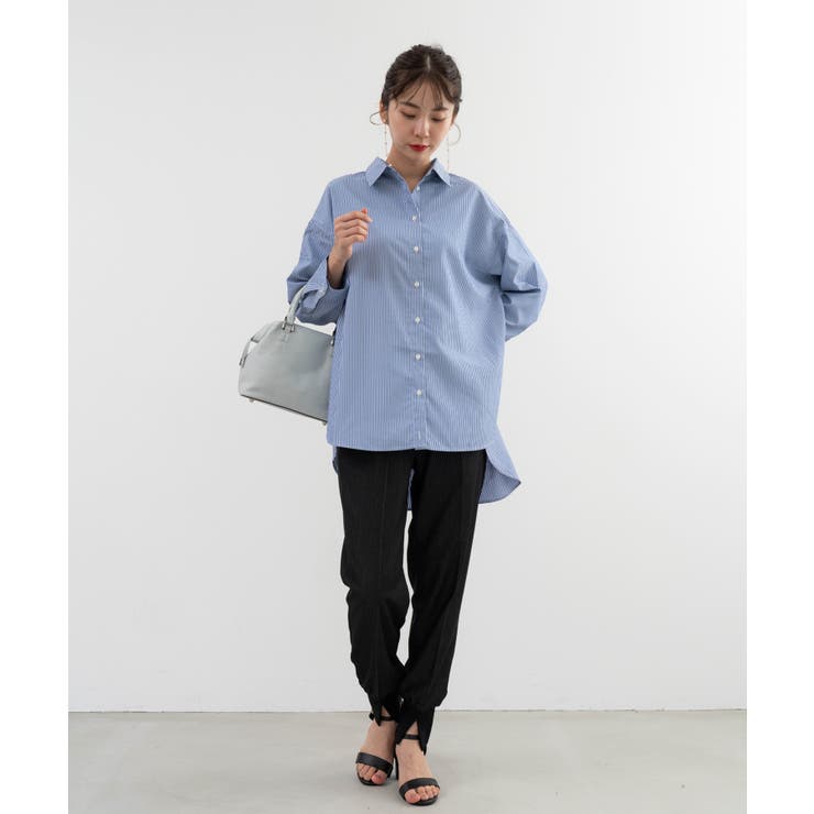 【ANNA LUNA】ストライプ2WAYシャツブラウス | ANNA LUNA | 詳細画像3