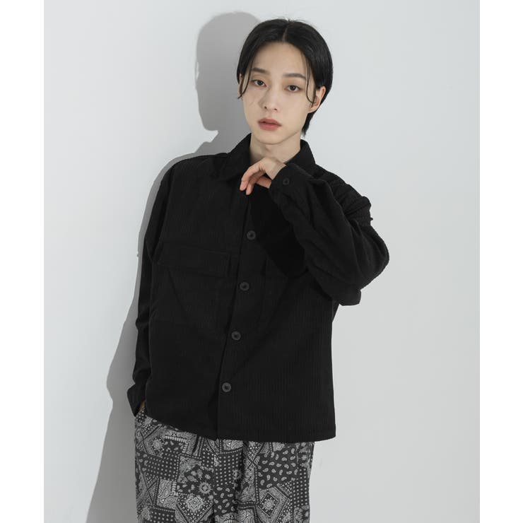 ベージュ】【UNISEX】ツーポケットカラーコーデュロイジャケット[品番