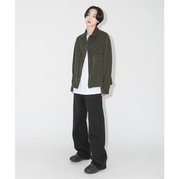 ベージュ】【UNISEX】ツーポケットカラーコーデュロイジャケット[品番