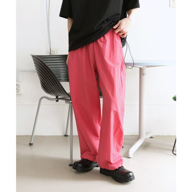 [UNISEX] ナイロンサイドバルーンパンツ