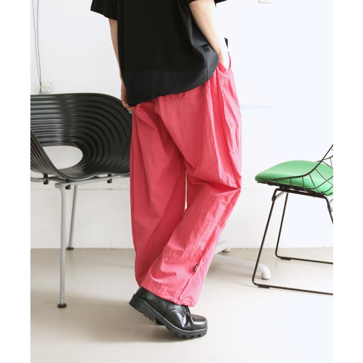 UNISEX] ナイロンサイドバルーンパンツ[品番：FOLW0001966]｜FOLLOWIN