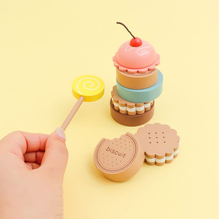 木製おもちゃ スイーツだるま落とし | F.O.Online Store | 詳細画像12 