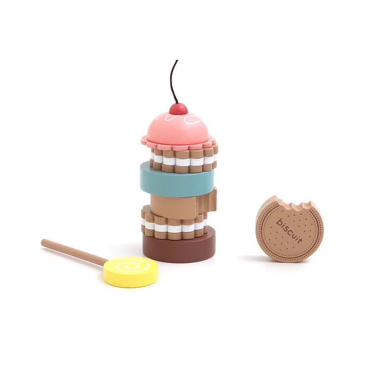 木製おもちゃ スイーツだるま落とし | F.O.Online Store | 詳細画像3 