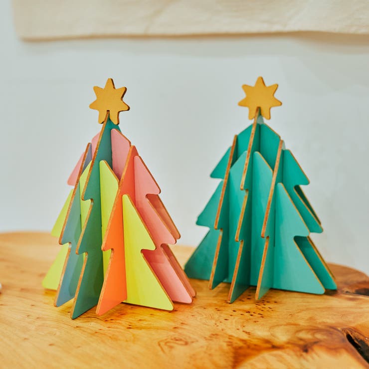 (クリスマス)木製 組み立てカラフルツリー | F.O.Online Store | 詳細画像1 